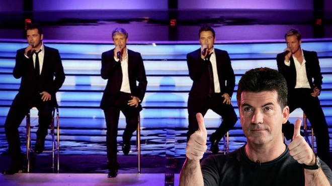 Simon Cowell came up with the Westlife stool idea