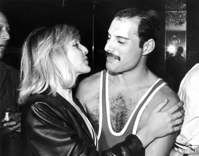It was Freddie's 'one true love' Mary Austin that persuaded him to seek a diagnosis for his illness. (Photo by Dave Hogan/Getty Images)