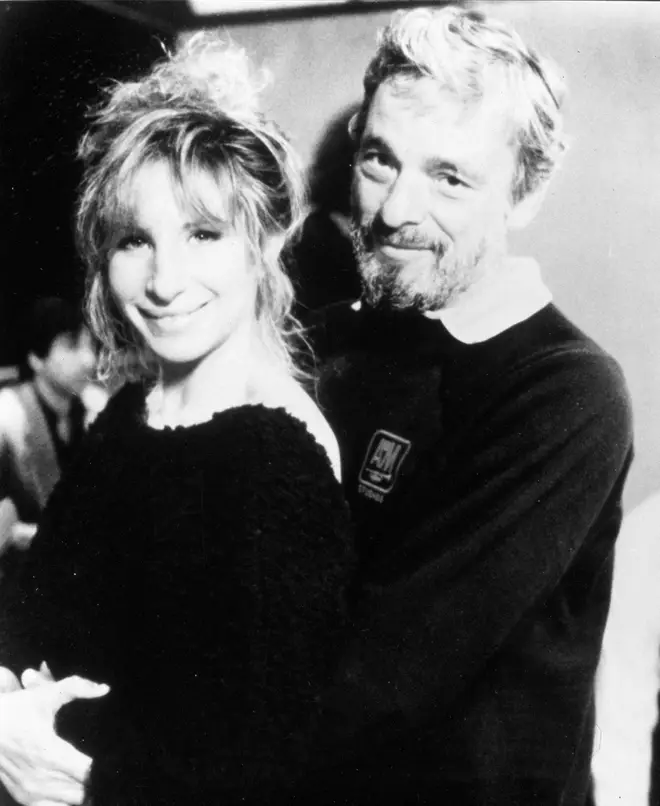 Stephen Sondheim with Barbra Streisand