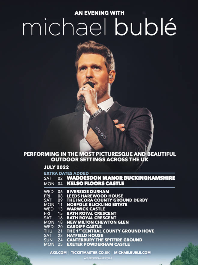 Michael Buble Tour Schedule 2022 Michael Bublé Uk Tour 2022: Tickets, New Dates And Venues Revealed - Smooth