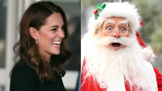 Kate and Santa