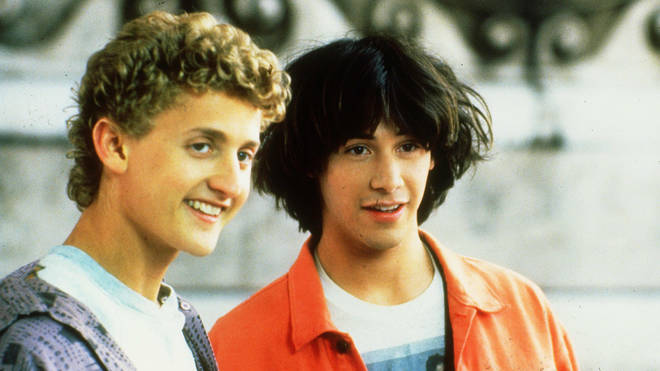 Goofball comedy Bill & Ted's Excellent Adventure was Keanu Reeves' first lead role.