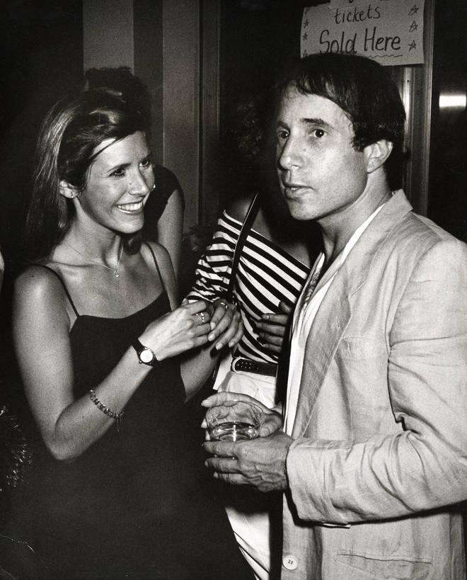 Carrie Fisher and Paul Simon had a tumultuous relationship