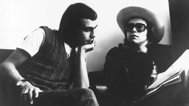 Elton John and Bernie Taupin are one of the most successful songwriting partnerships in music history. (Photo by Michael Ochs Archives/Getty Images)