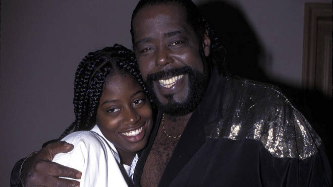 Barry White and his daughter