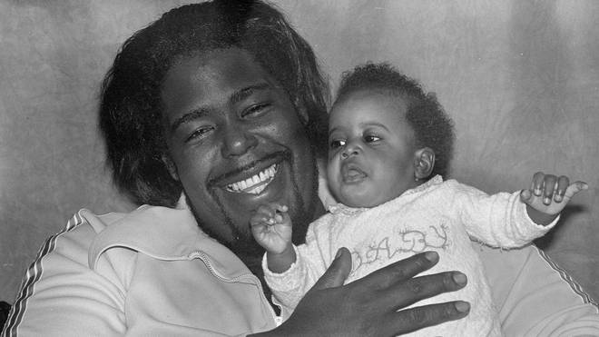Barry White with new daughter Shaheiah Love White