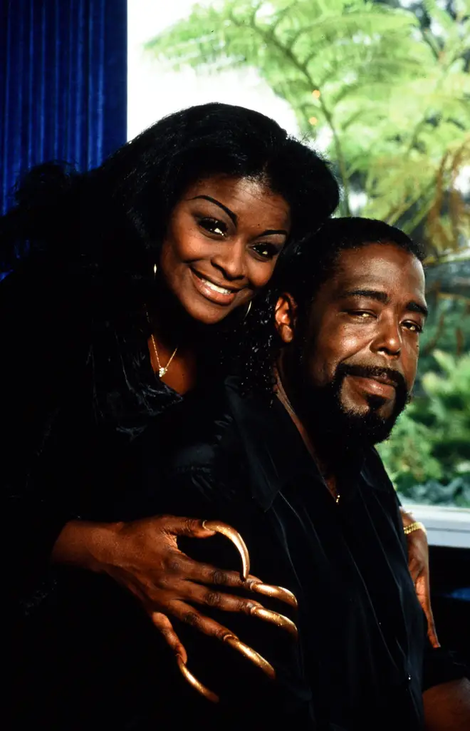 Barry White and wife Glodean