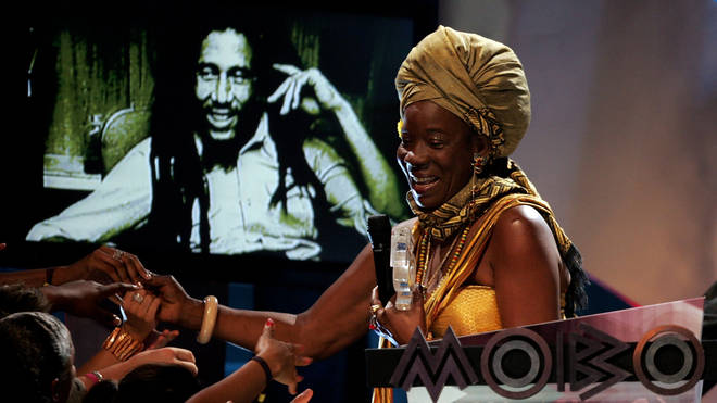 Bob Marley's wife Rita in 2005