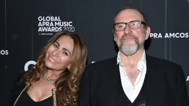 Colin Hay with wife Cecilia Noel in 2020
