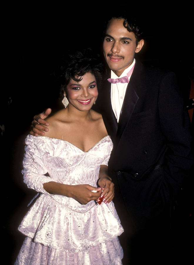 Janet Jackson and James DeBarge in 1985