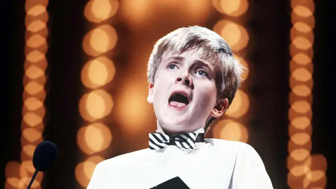Aled Jones as a youngster