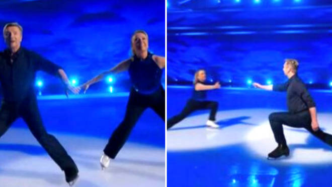 Torvill & Dean dance with a drone