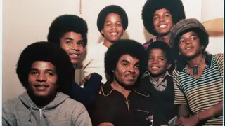 Joseph Jackson with his sons in 1971