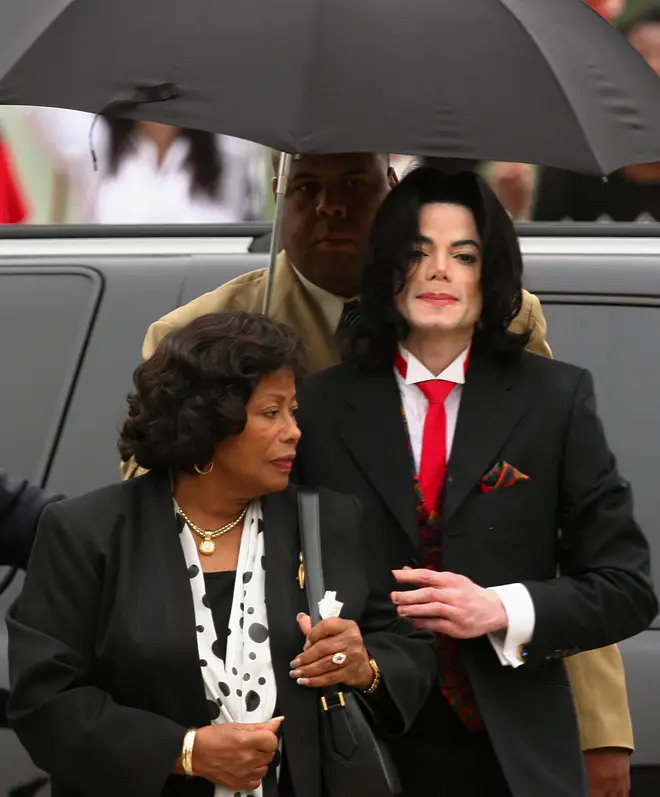 Katherine with Michael Jackson in 2005