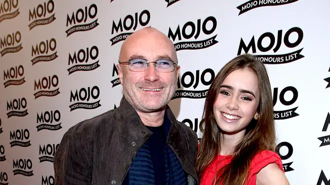 Phil Collins and Lily Collins