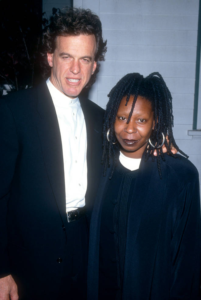 Whoopi Goldberg with her third husband Lyle Tratchenberg