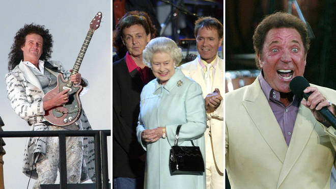 Brian May, Paul McCartney, Cliff Richard and Tom Jones were just some of the legends who performed for the Queen