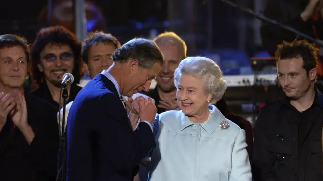 Charles Kissing Queen's Hand