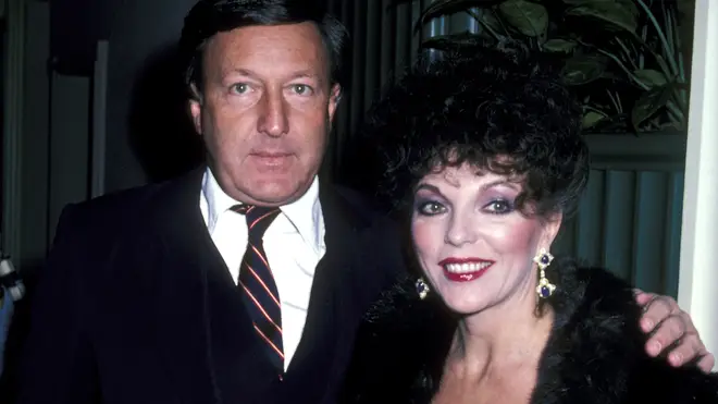 Joan Collins and Ron Kass