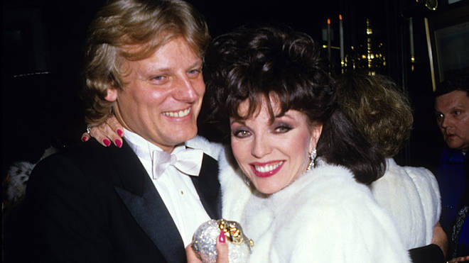 Joan Collins and Peter Holm