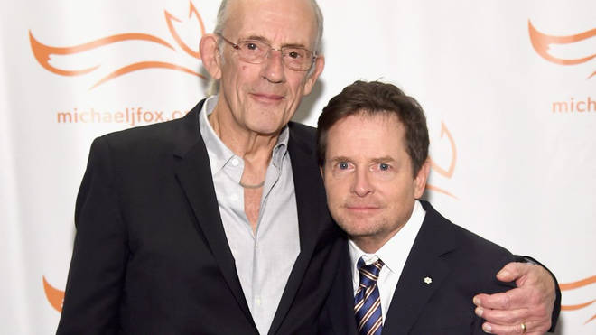 Michael J Fox recently reunited with Back To The Future co-star Christopher Lloyd at a recent fundraiser for his charity.