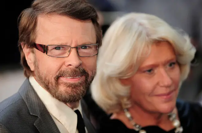 Björn Ulvaeus and his wife Lena Kallersjo