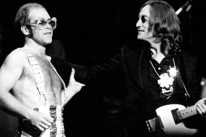 Elton and John Lennon worked together on the track 'Whatever Gets You Thru The Night'.
