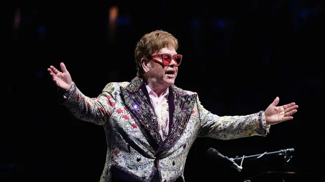 Elton John in concert on his Farewell Tour