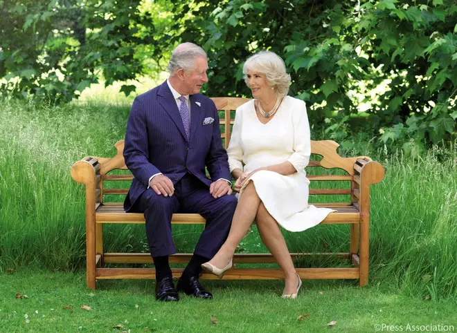 The Prince of Wales and Duchess of Cornwall are pictured together ar Clarence House