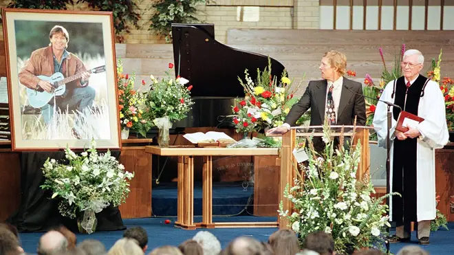 John Denver's funeral service