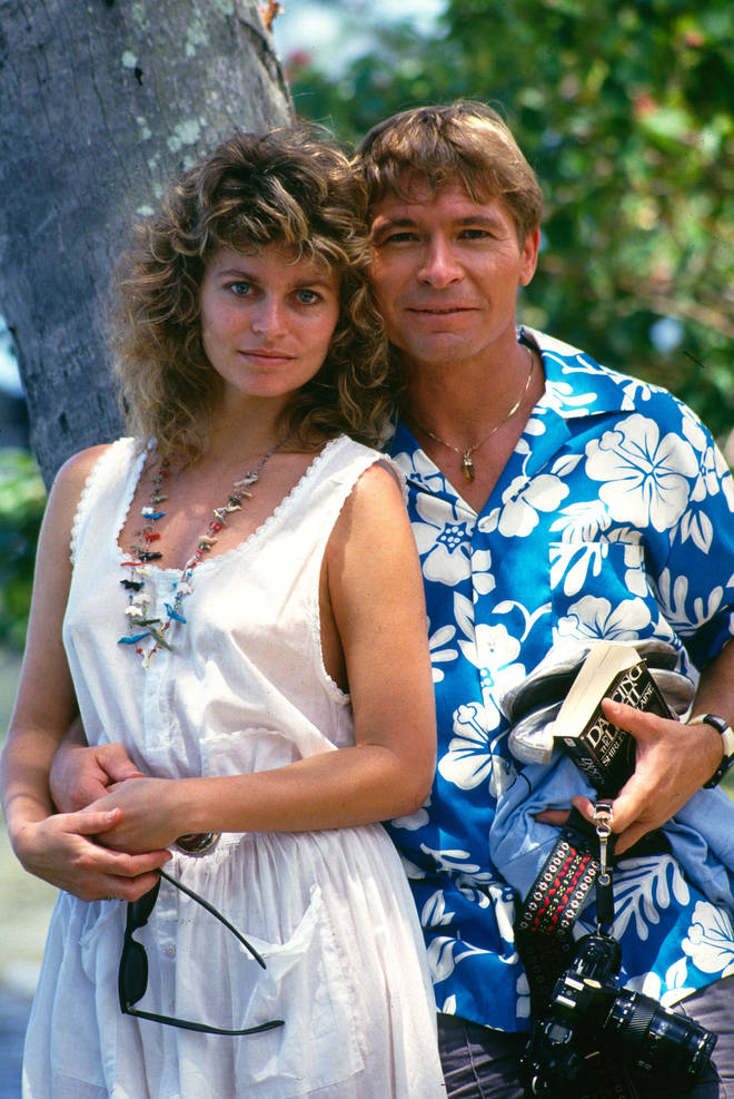 John Denver and Cassandra Delaney in 1987