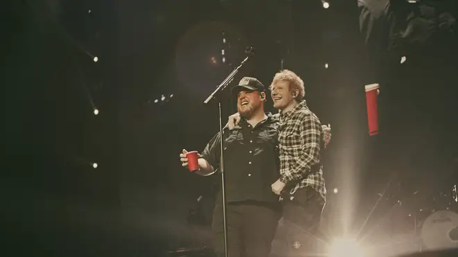 Ed Sheeran and Luke Combs