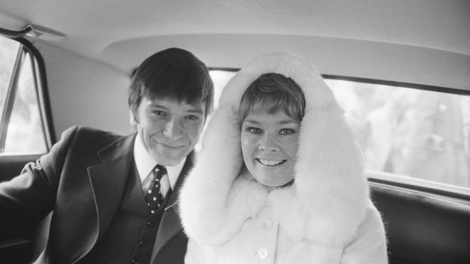 Michael And Judi on their wedding day in 1971