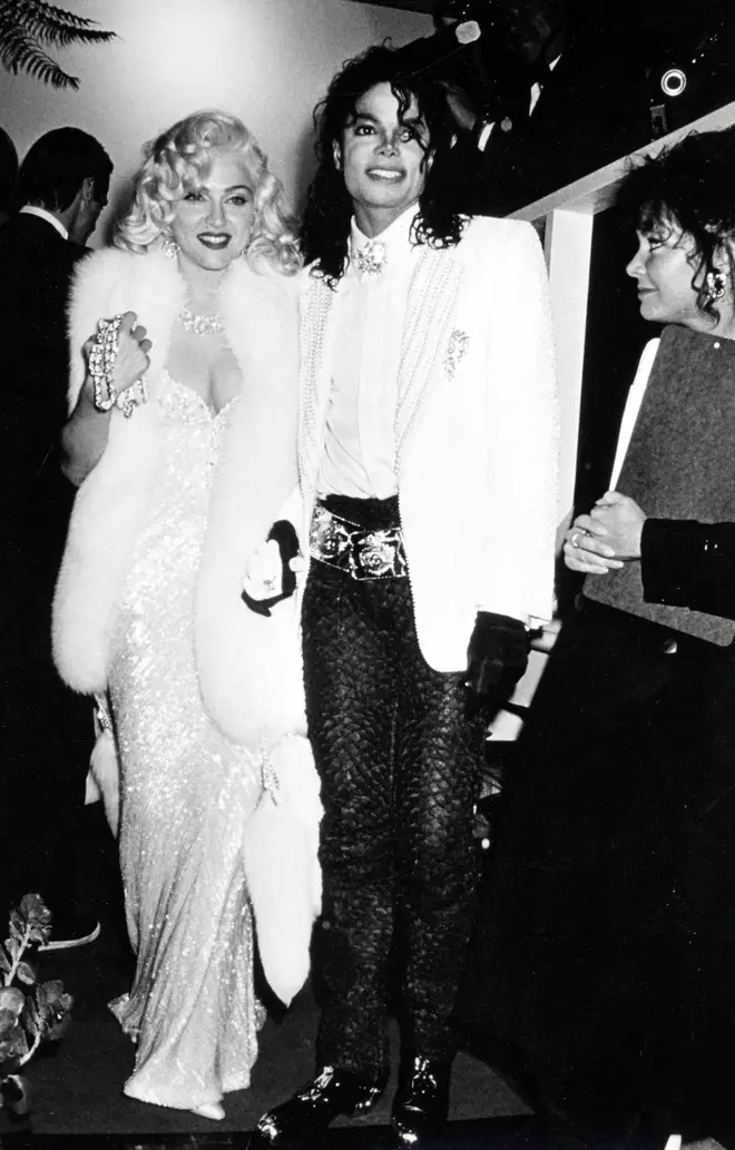 Madonna and Michael Jackson in 1991
