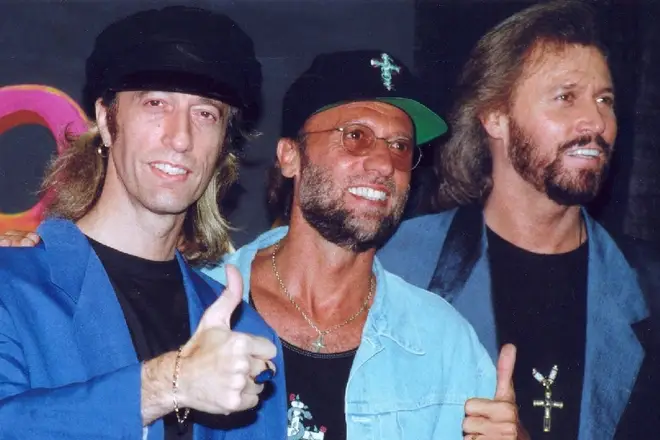Though their music had definitely become softer by 1993, the Bee Gees' wit and humour was as sharp as ever. (Photo by ARNAL/Gamma-Rapho via Getty Images)