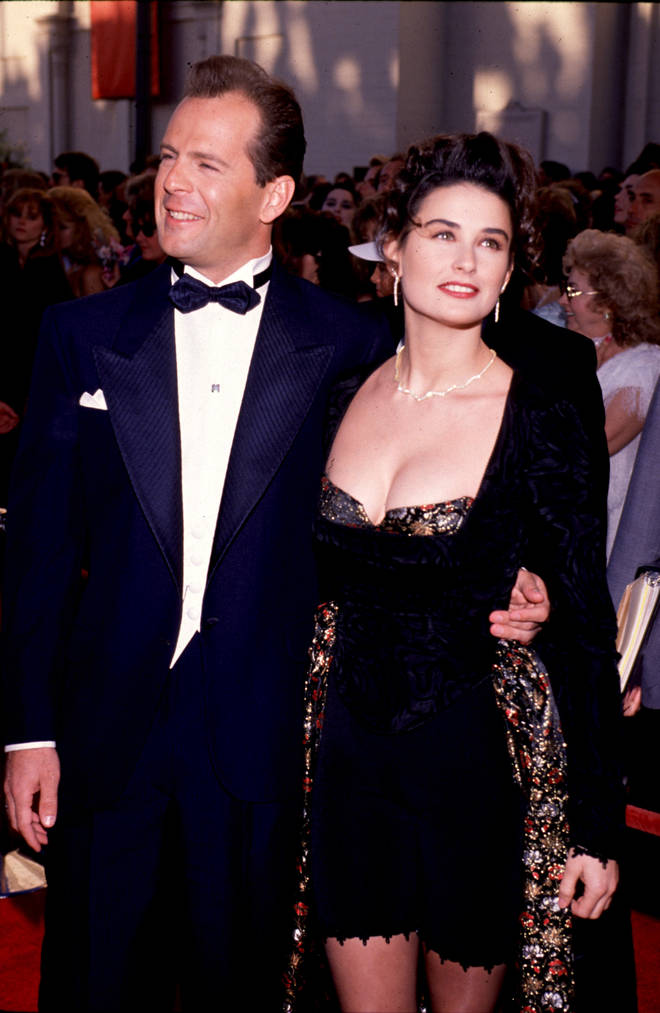 Bruce Willis & Demi Moore in 1988