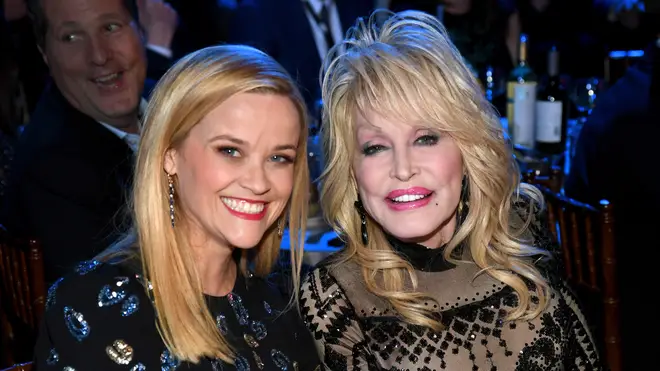 Reese Witherspoon and Dolly Parton