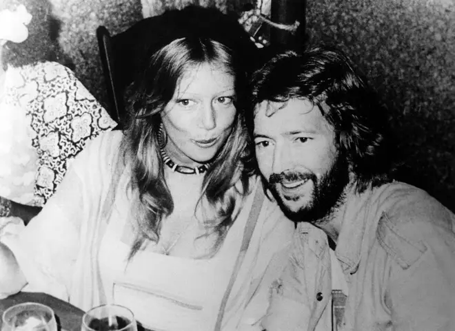 Pattie Boyd later married George's best friend Eric Clapton after they had an affair. (Photo by John Rodgers/Redferns)