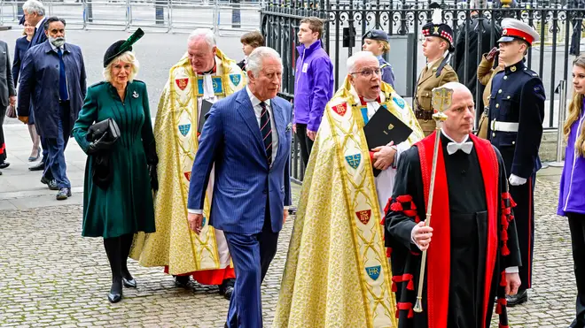 Prince Charles and the Duchess of Cornwall arrive