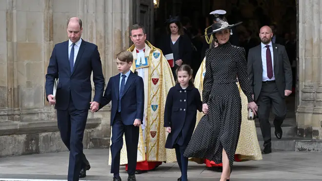 Prince William and the Duchess of Cambridge