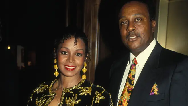 Rebbie Jackson and Nathaniel Brown in 1993