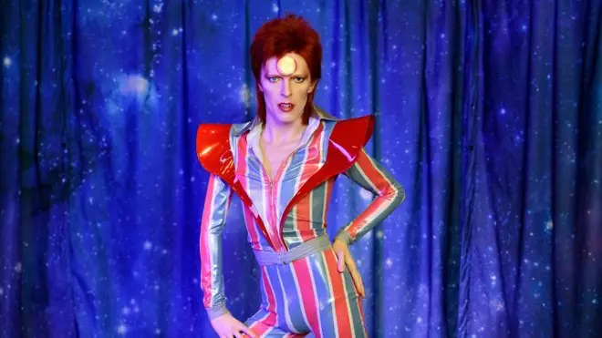 David Bowie as a waxwork