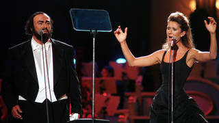 Pavarotti and Celine Dione dueted in 1998