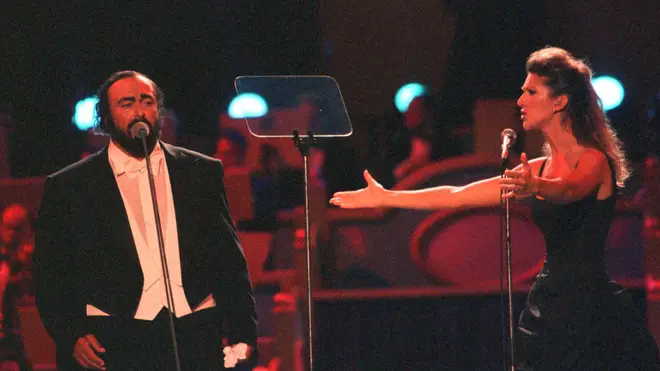 Celine Dion duetted with Pavarotti in 1998