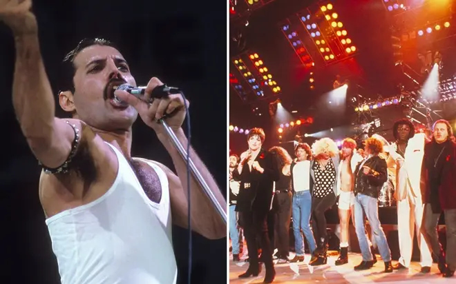 The Freddie Mercury Tribute Concert was watched by an estimated half a billion people worldwide. (Photo by Neil Leifer/Sports Illustrated/Getty Images)