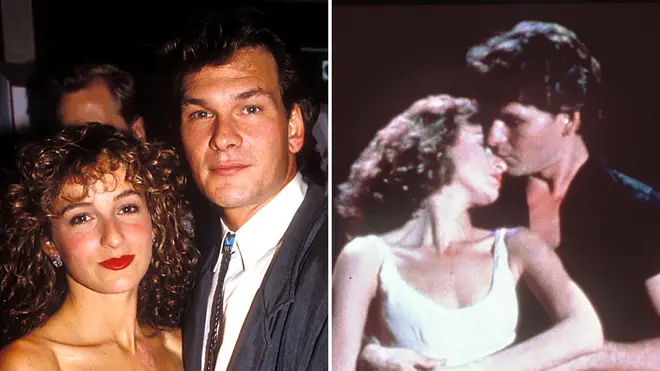 Patrick Swayze and Jennifer Grey