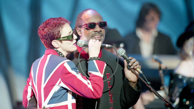 Annie and Stevie have two of the most iconic voices in pop music history. (Photo by JMEnternational/Getty Images)