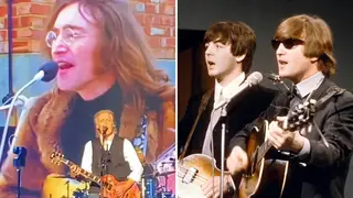 Paul McCartney and John Lennon duet