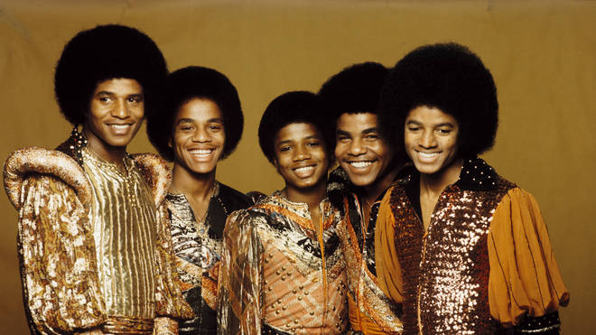 The Jacksons in 1977 (Jackie far left)