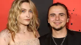 Paris and Prince Jackson were all smiles at a recent party to celebrate the success of MJ The Musical.